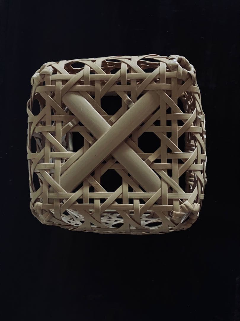 別府竹細工 八つ目編みのバスケット