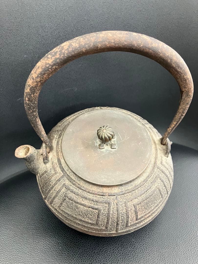 値下げ！龍文堂造　龍文堂　鉄瓶　骨董品　時代物　アンティーク