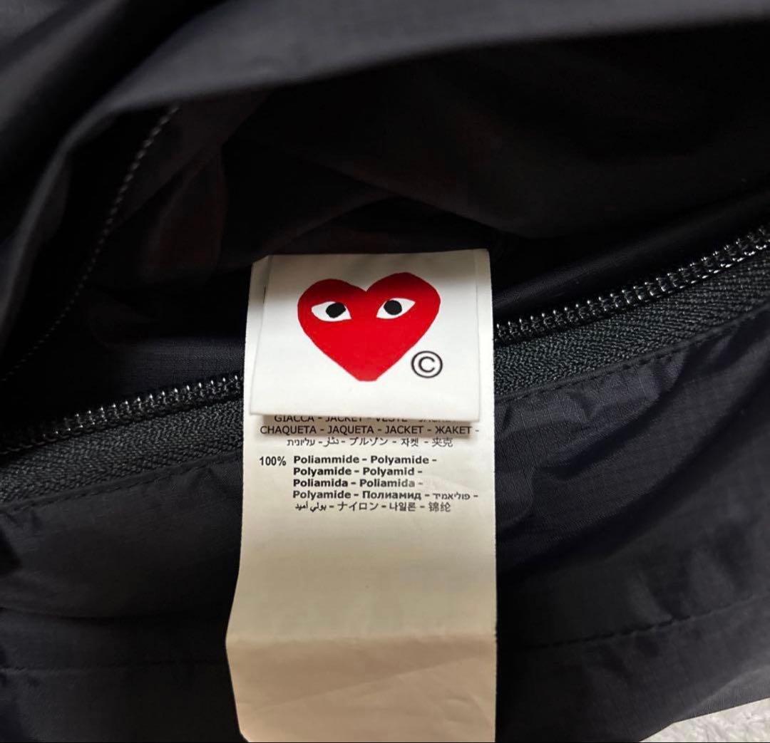 本日限定価格プレイコムデギャルソン × K-WAY ナイロンジャケット XL