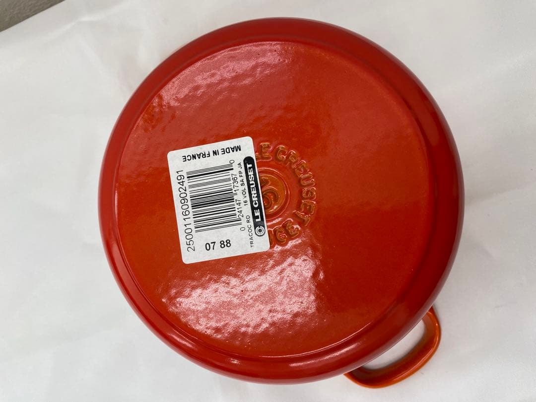 【未使用品】　ル・クルーゼ　シグニチャーココットロンド16cm オレンジ