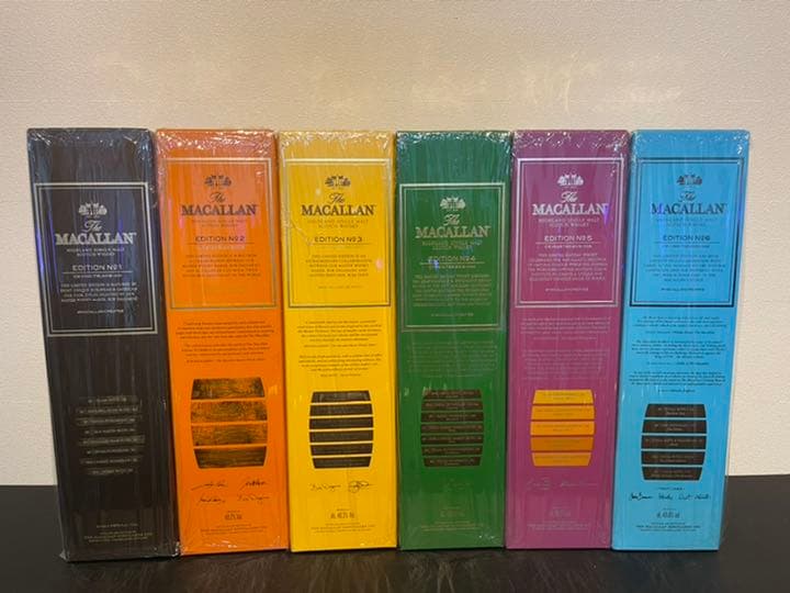 【未開栓】マッカラン エディションシリーズ6本セット（個人整理品）