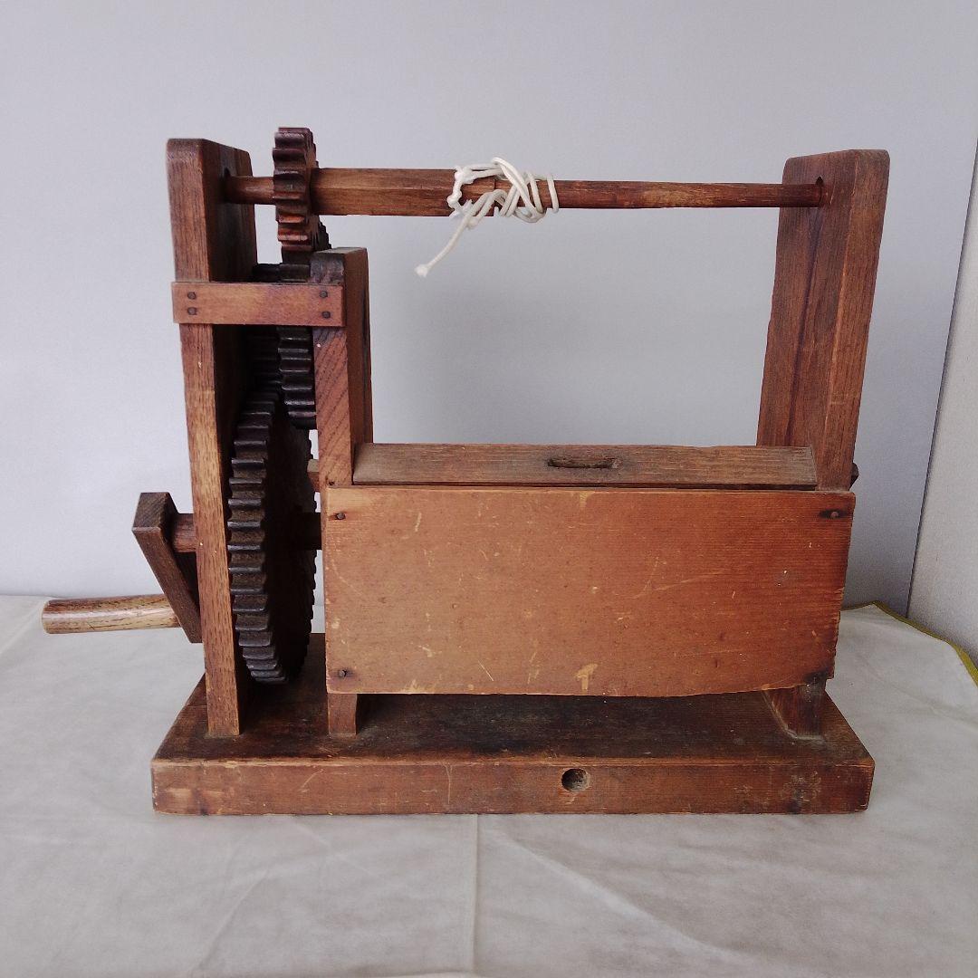 木製 座車(大枠用) アンティーク 木製機械装置 昭和 レトロ 骨董