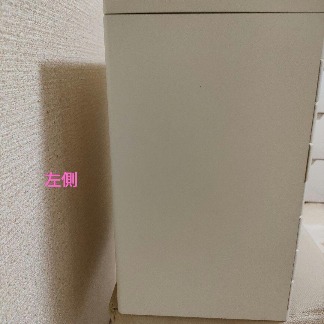 アクセサリーボックス　木製　引き出し7段プラス上段あり　白　ホワイト