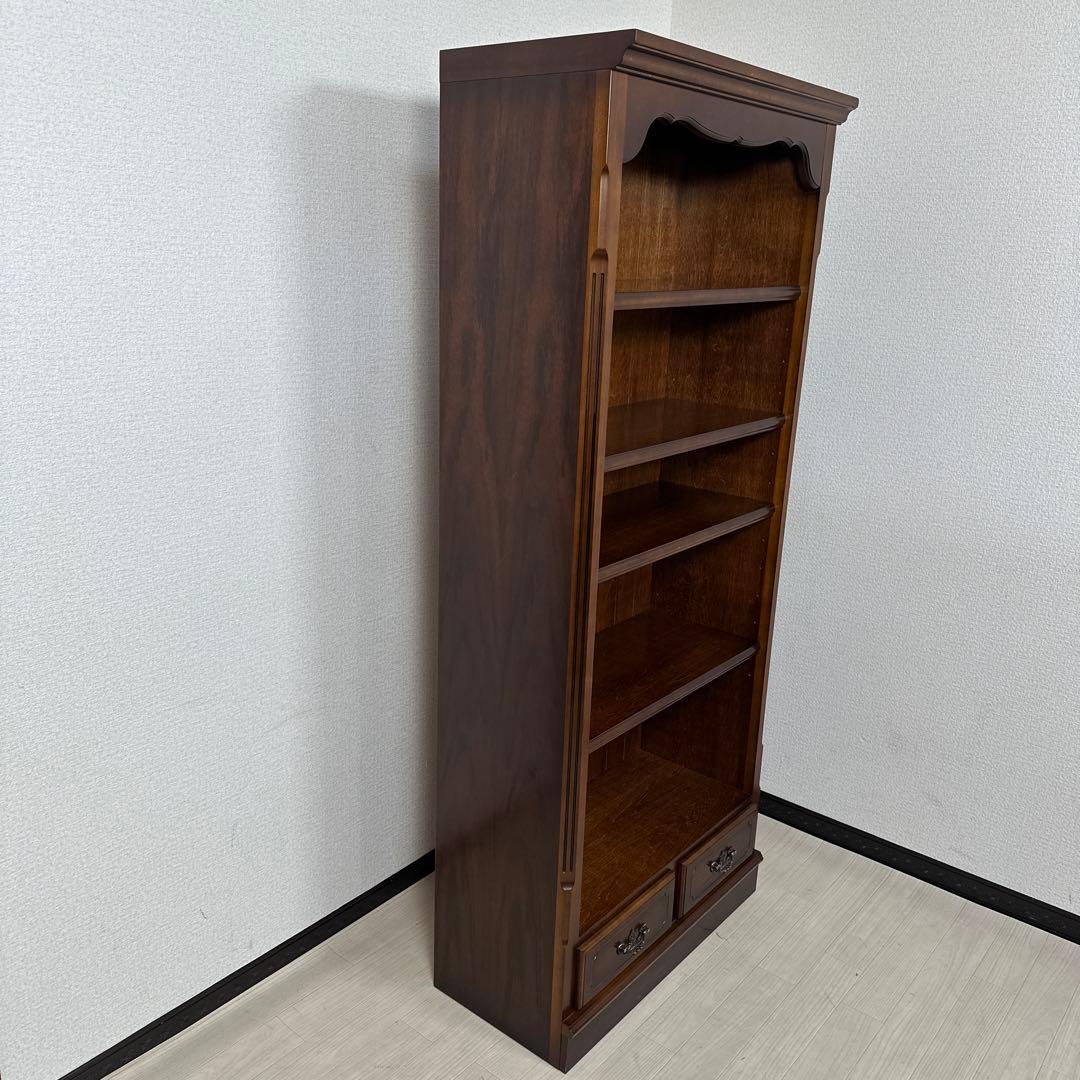 カリモク コロニアル 本棚 書棚 ブックシェルフ オープンシェルフ i1※