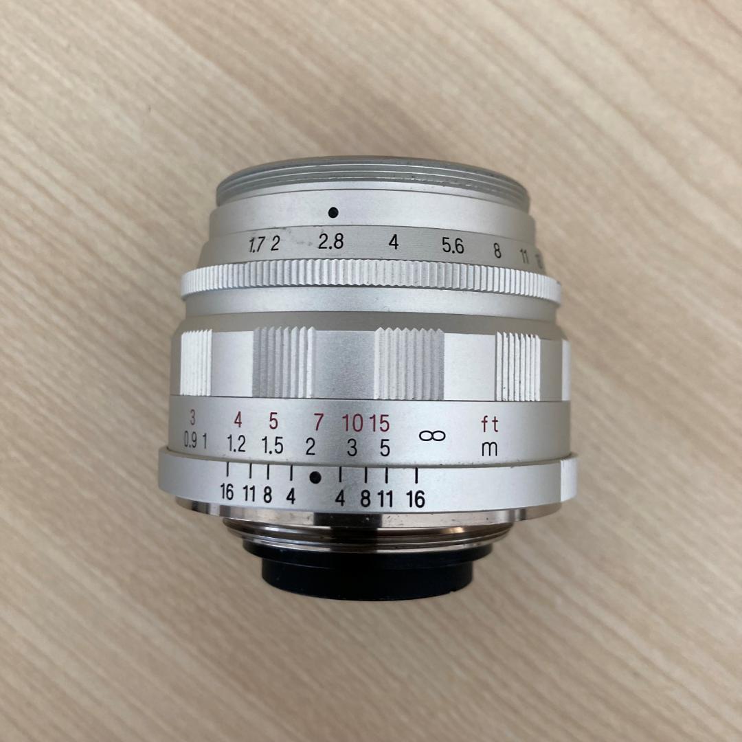 フォクトレンダーULTRON 35mm f1.7 ASOHERICAL シルバー