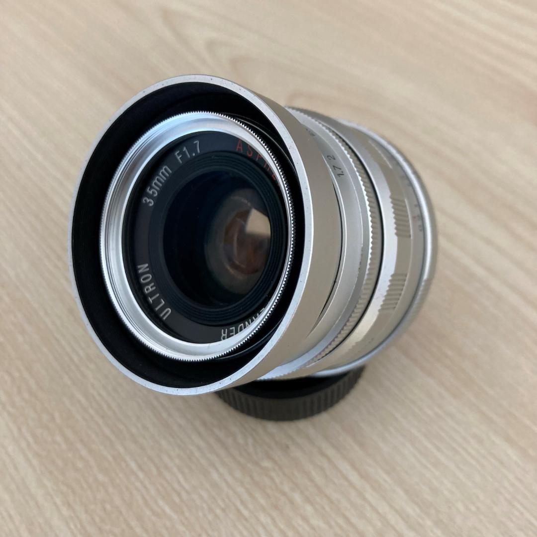 フォクトレンダーULTRON 35mm f1.7 ASOHERICAL シルバー