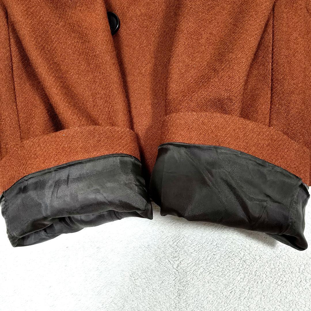 極美品 ピーエスポールスミス ピーコート ダブル ショート丈 テラコッタ 38