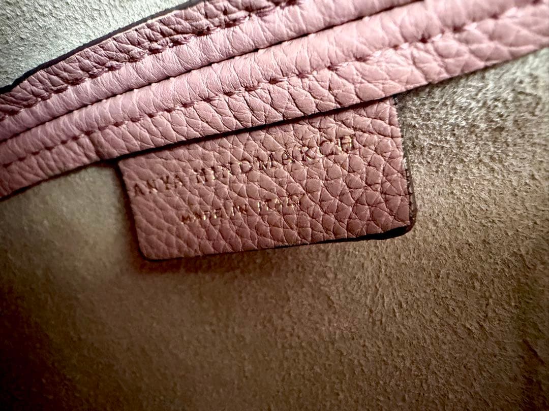 【希少・正規品】アニヤハインドマーチ ショルダーバッグ　ピンクベージュ