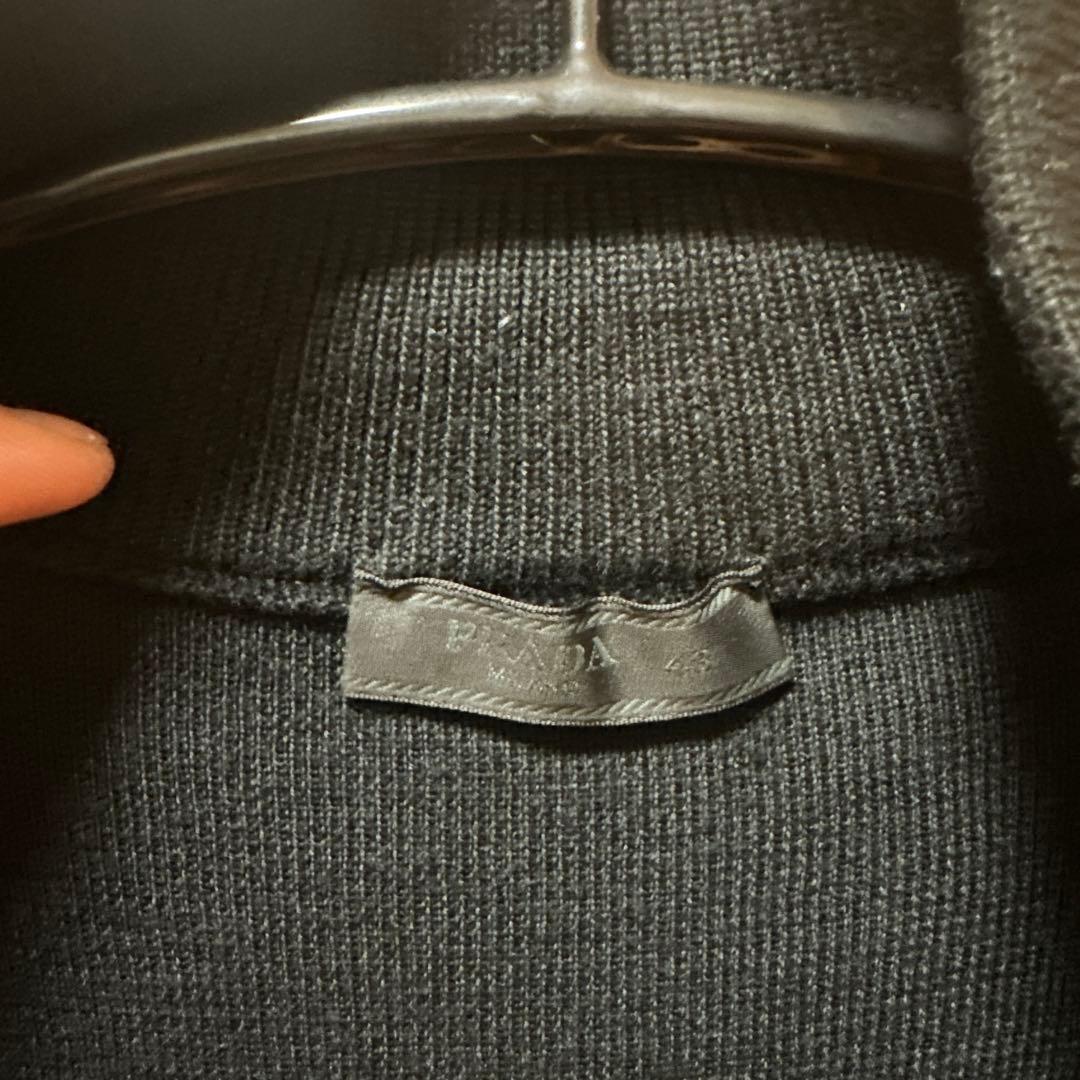 Y*I様 プラダ ジップアップナイロンウール　ニットジャケット