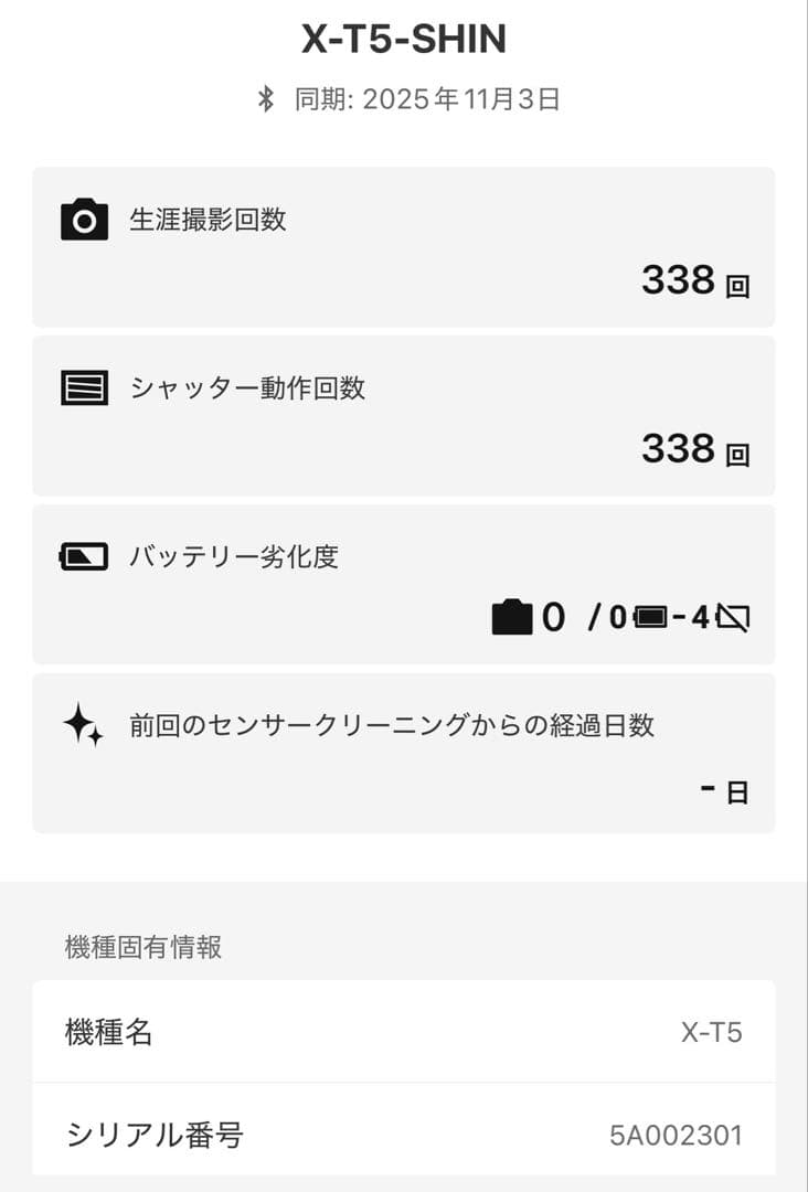 FUJIFILM X-T5 本体