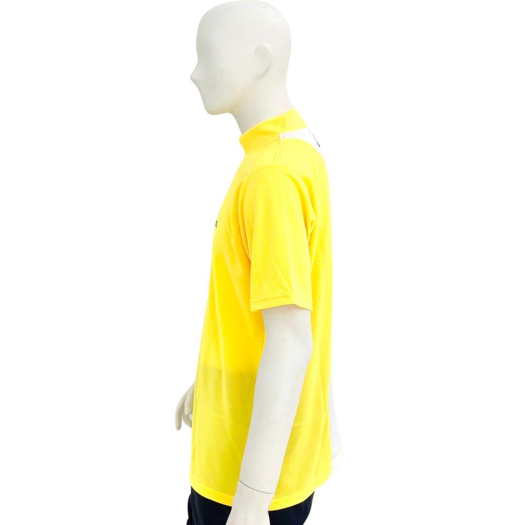 エリートグリップ　ROUGHWATERS 半袖モックネック　イエロー