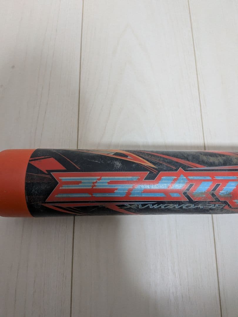 ミズノ　軟式用バット 黒/赤