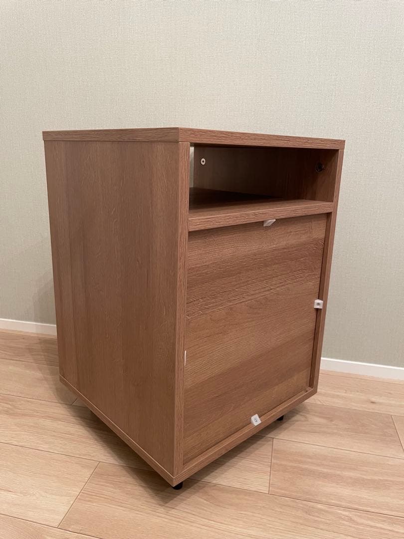 【廃盤】LOWYA ラタン調サイドテーブル サイドチェスト