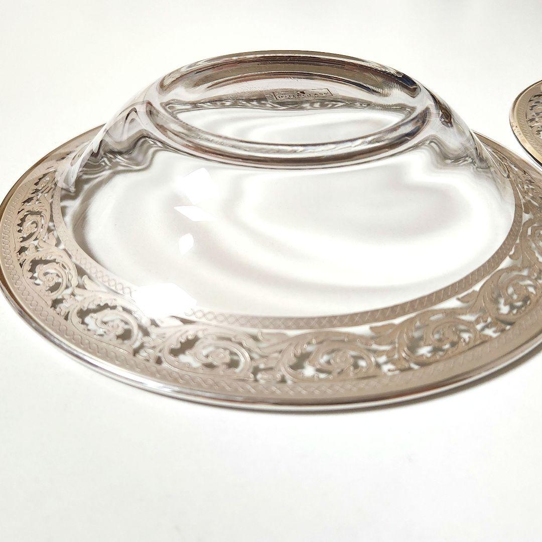 INTERGLAS インターグラス　イタリア製　スープ皿　銀彩