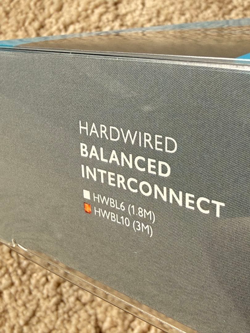 Transparent Hardwired XLR インターコネクト