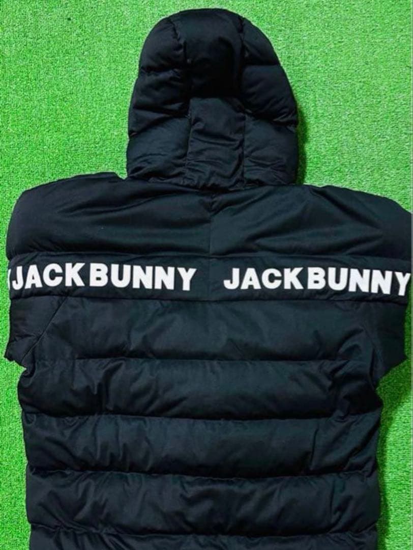 JACK BUNNY フード付きダウンジャケット ブラック