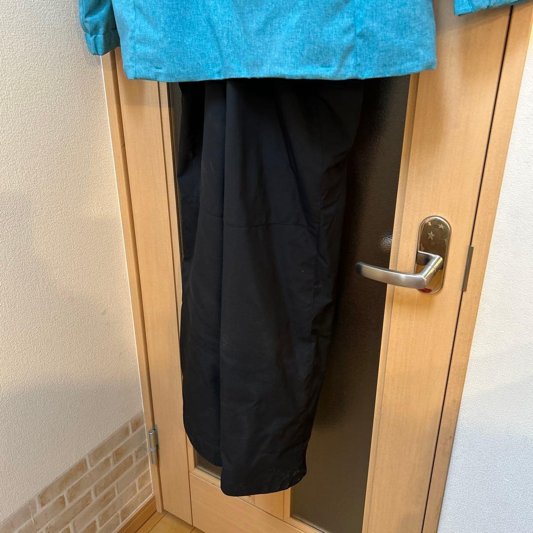 女性用DESCENTEスキーウェア上下 ブルー/ブラック