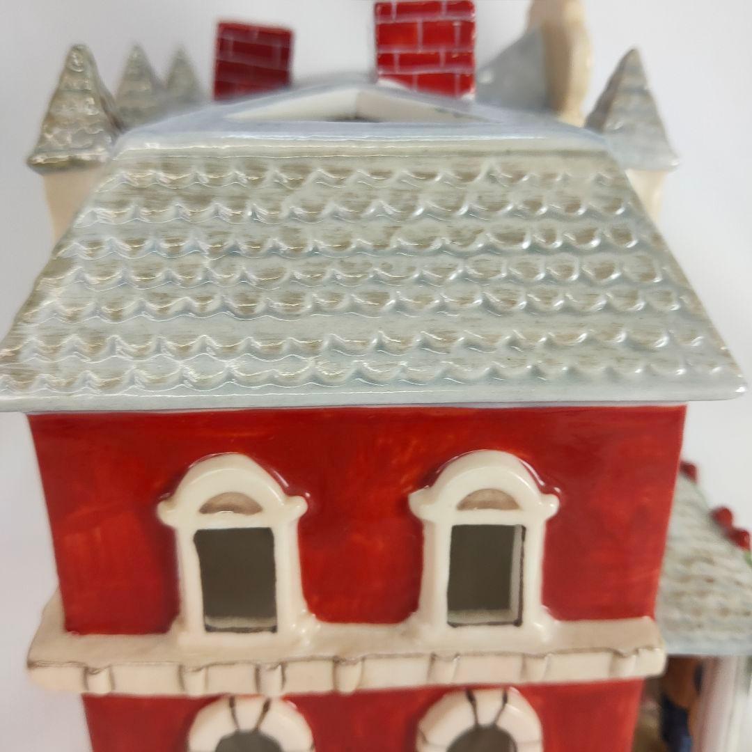 美品✨ビレロイアンドボッホ 陶器製クリスマスキャンドルハウス 郵便局
