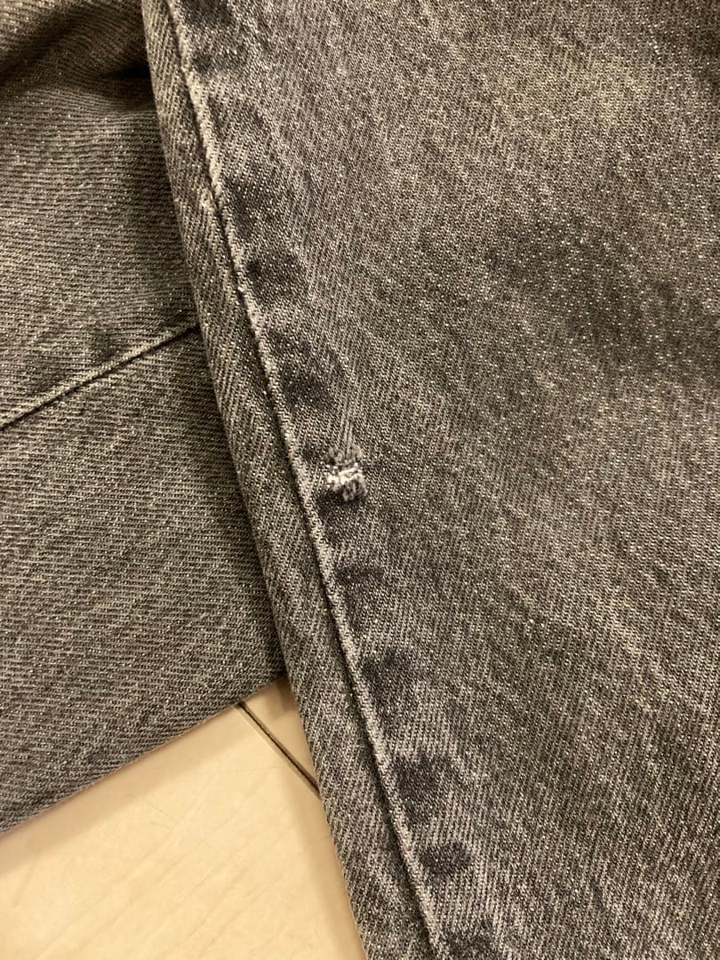 80s USA製 Levi’s 501 先染めブラックW36L30 1989年製