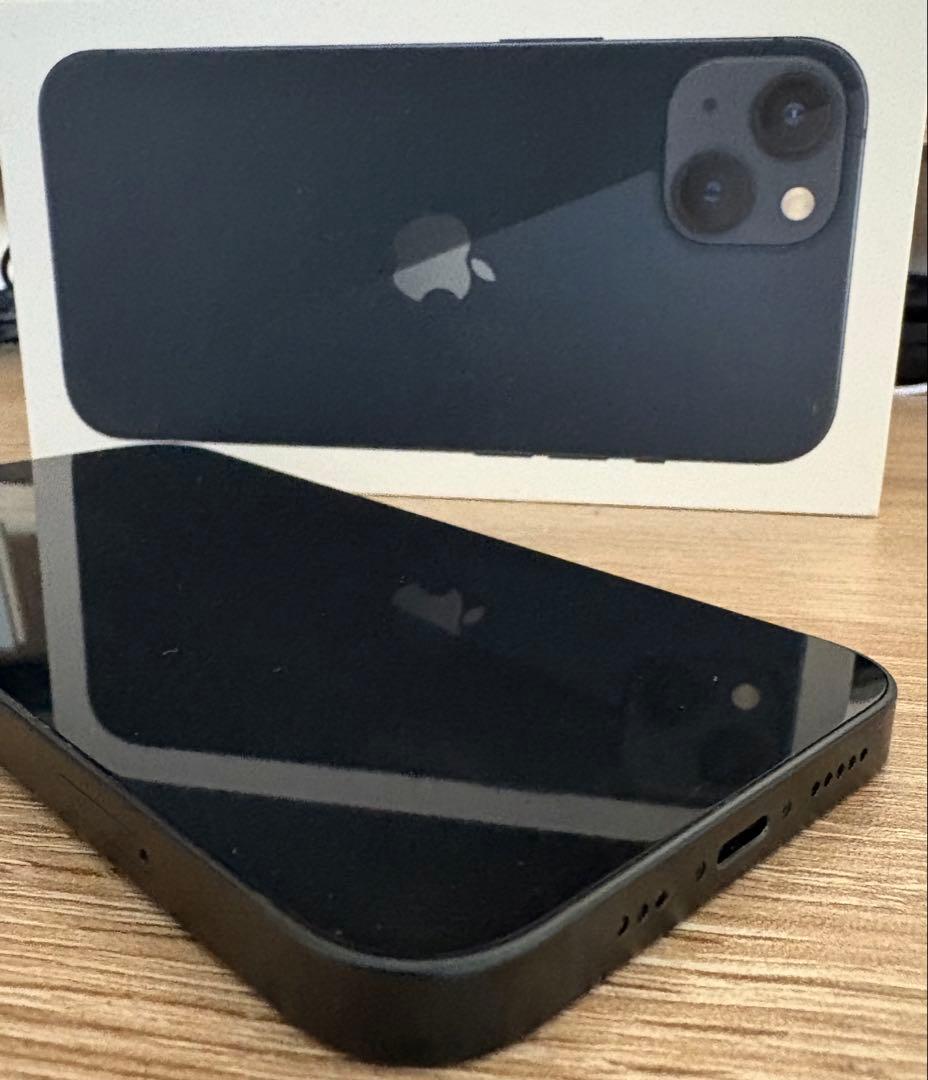 Apple iPhone 13 ミッドナイト 本体 充電ケーブル付き　128GB