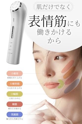 美顔器 EMS【正規品 1台多役】 美容器 目元ケア RF美顔器 イオン導入 A