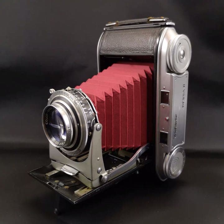 赤 フォクトレンダー Voigtlander BESSA Ⅱ 用蛇腹
