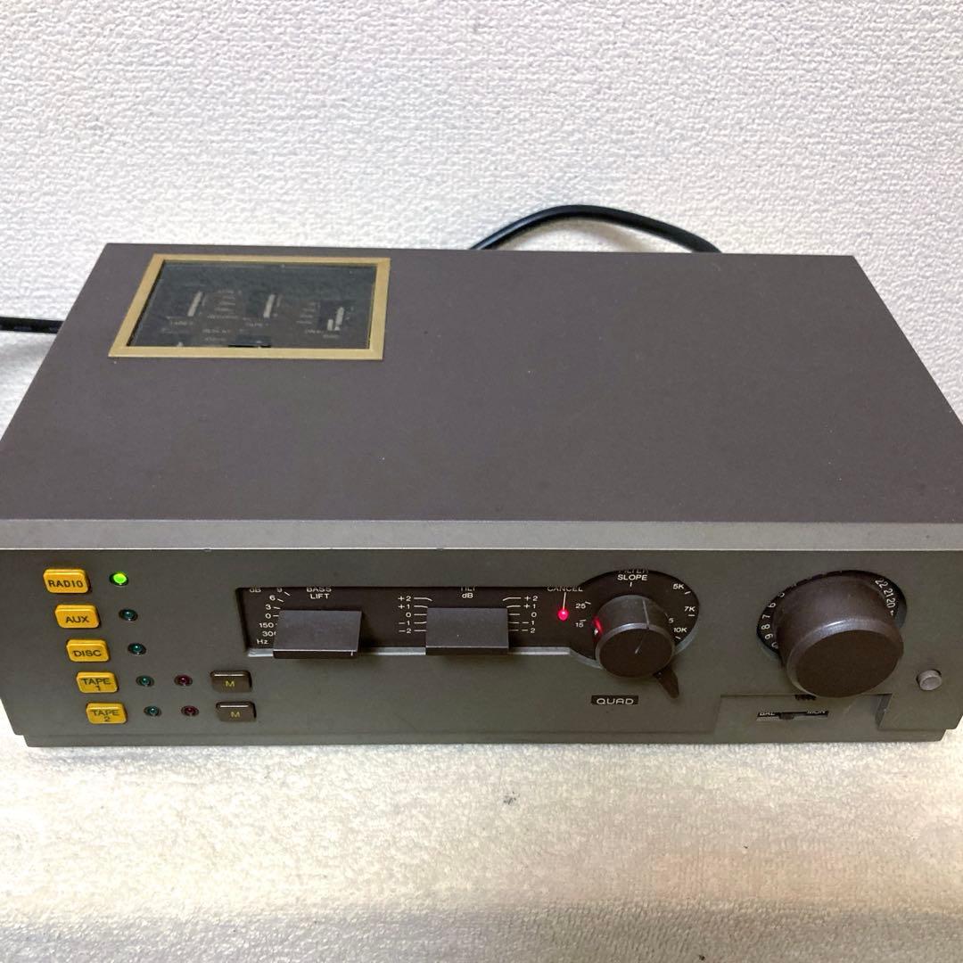 英国の名作 QUAD44プリアンプ 元箱取説コピー付き 動作良好アナログ盤好きに