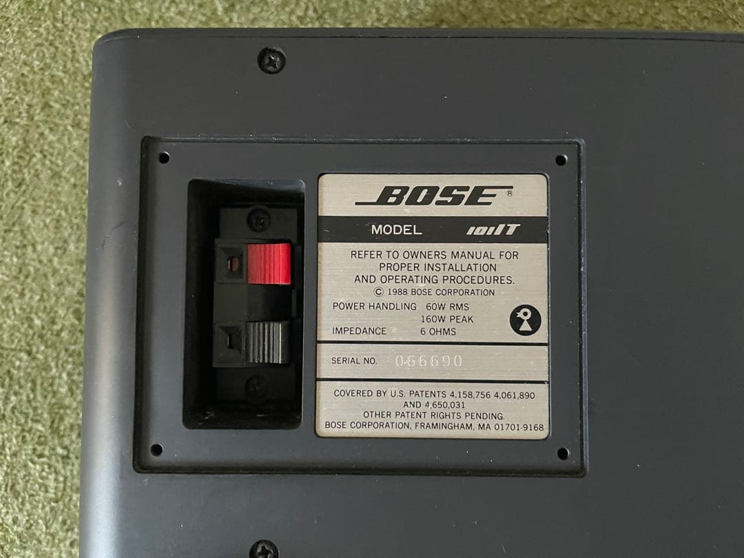 【良品】BOSE 101IT イタリアーノ　シリアル連番鳥マークスピーカー