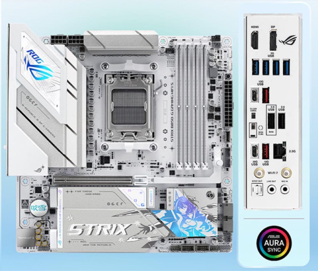 新品 ROG STRIX B850-G GAMING WIFI S 吹雪