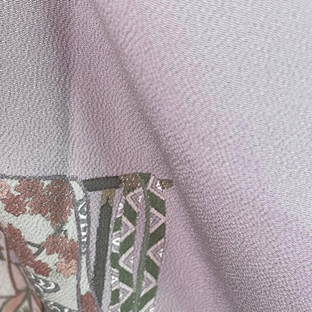 ［ 色留袖 ］正絹　薄紫　衣桁　源氏香　松尾光琳　作家物　着物　一つ紋