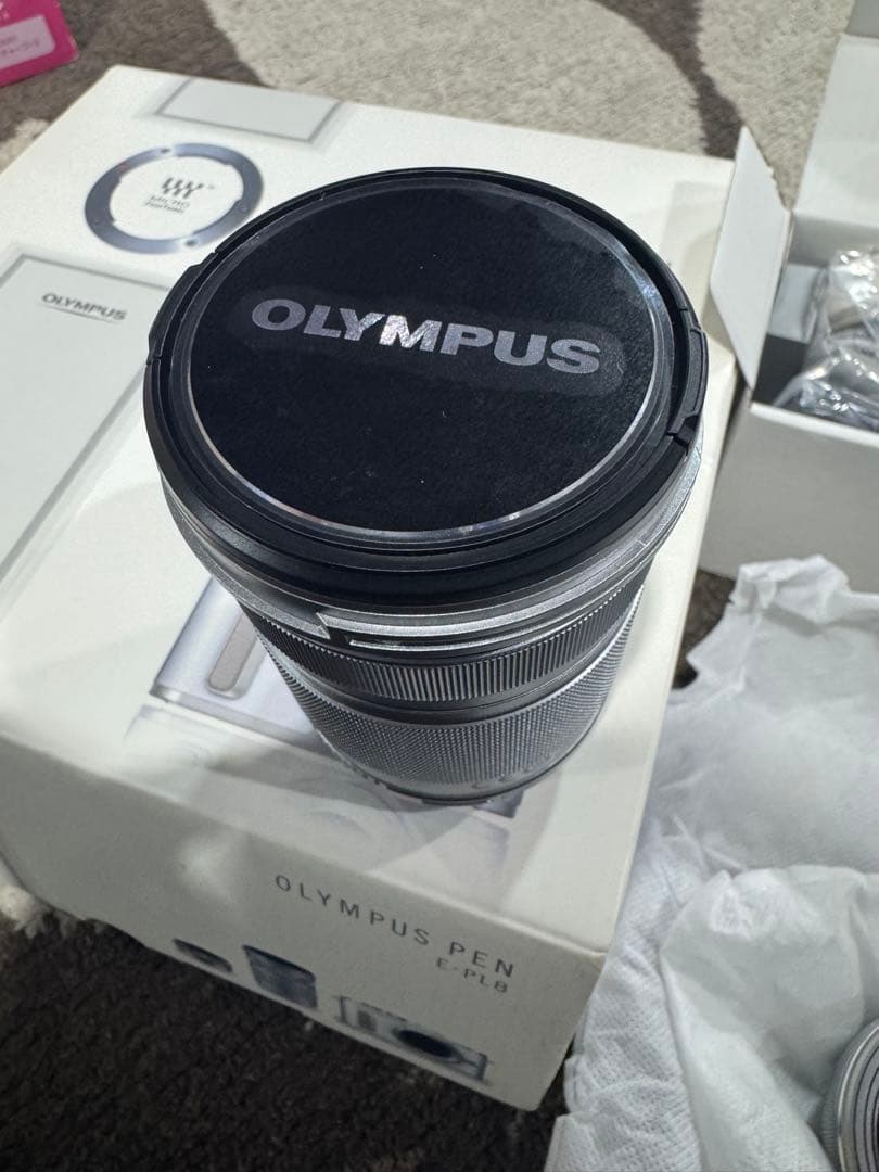 新品 OLYMPUS PEN E-PL8 ホワイト 本体レンズセット オリンパス