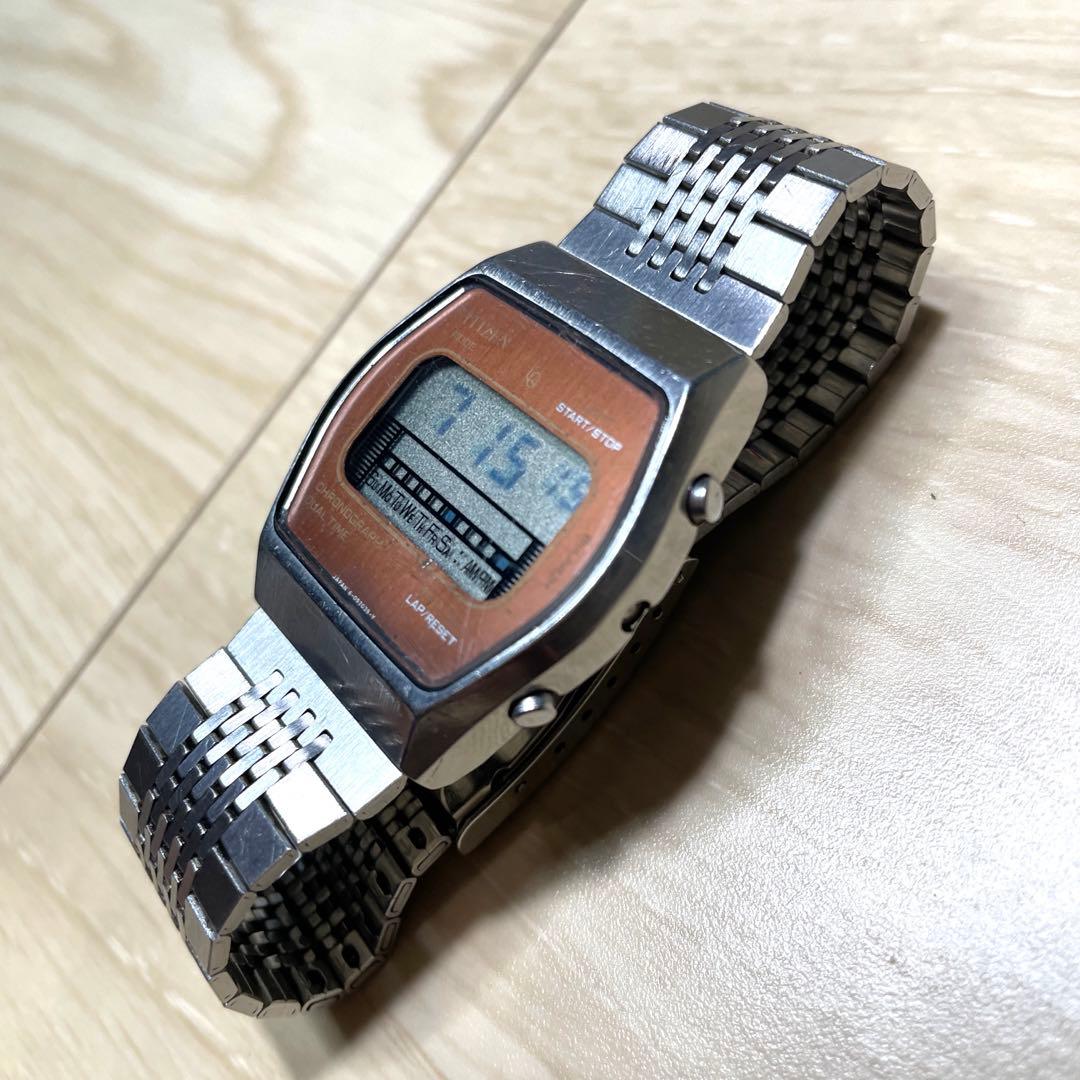 【激レア】CITIZEN CHRONOGRAPH DUAL TIME 腕時計