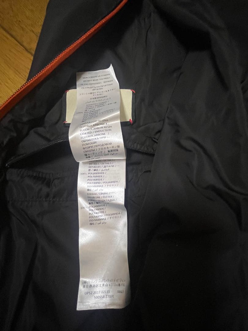 超希少サイズ50 GUCCI ヴィンテージロゴ ナイロンジャケット