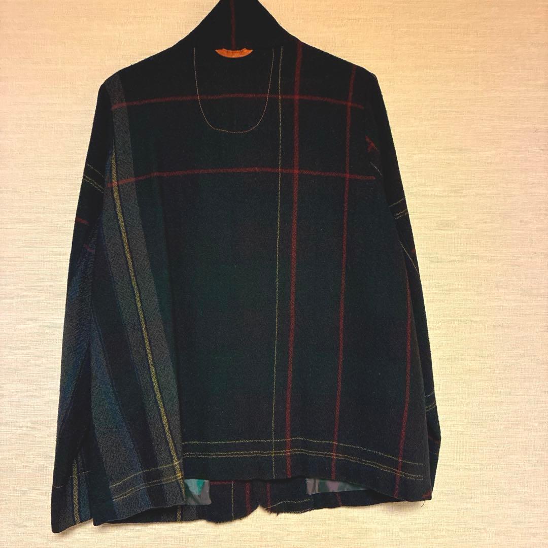 パラスパレス ウール チェックコート