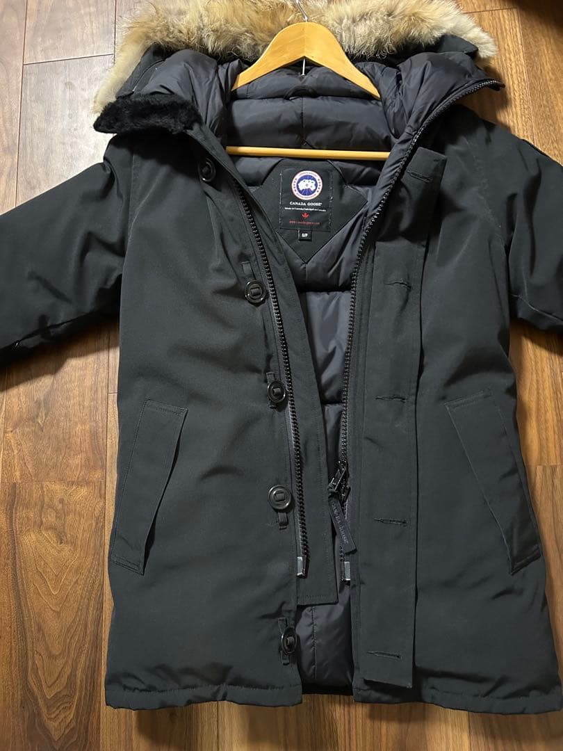 カナダグース ジャスパー S/P 黒 EDIFICE別注 コヨーテファー