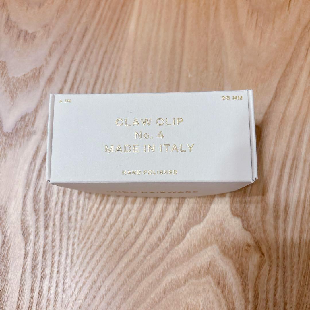 【新品】UNDO HAIRWARE No.4 claw クリップ　ボルドー