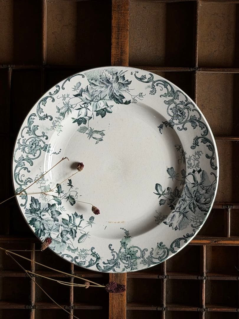 ⚫︎2set⚫︎フランスアンティーク⚫︎ SAINT-AMAND深青カンパーニュ 深皿