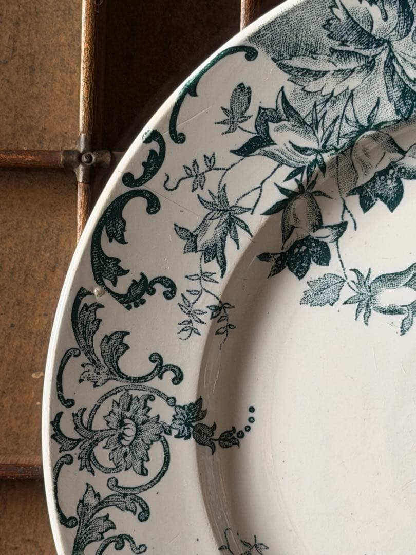 ⚫︎2set⚫︎フランスアンティーク⚫︎ SAINT-AMAND深青カンパーニュ 深皿