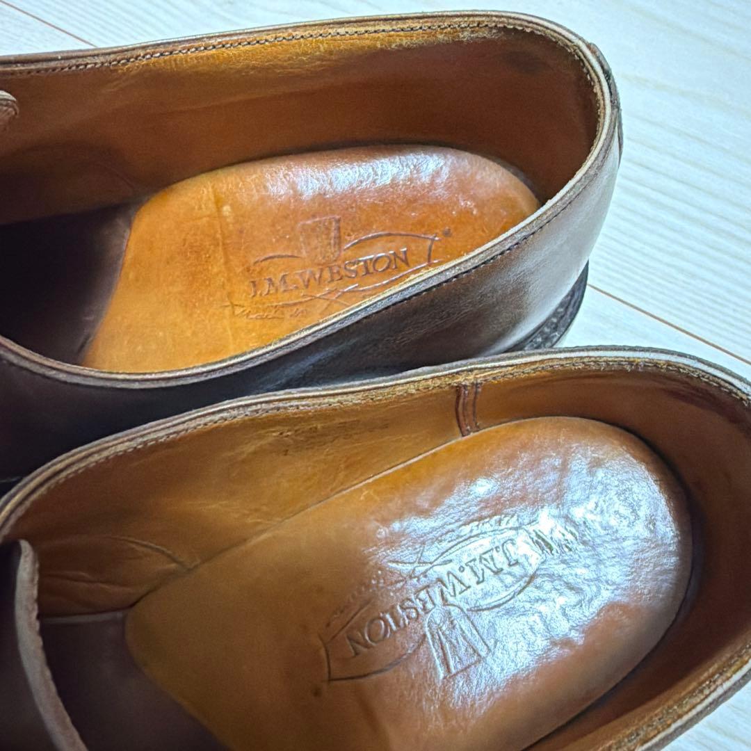 と*ま様 美品　ハーフハント　7 1/2 D J.M Weston タンブラウン