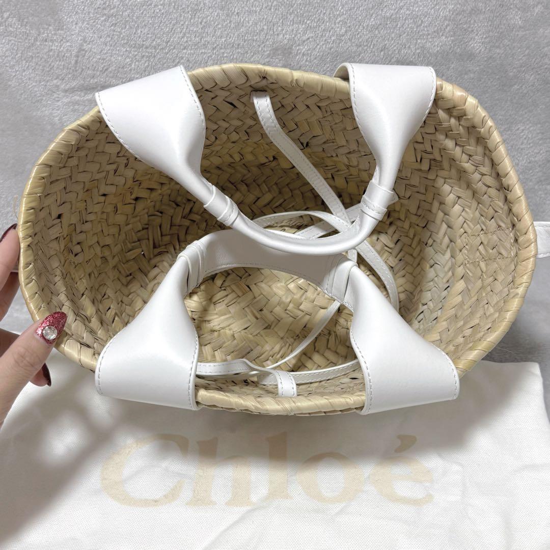 【新品未使用】クロエ Chloe ハンドバッグ 2WAY カゴバッグ
