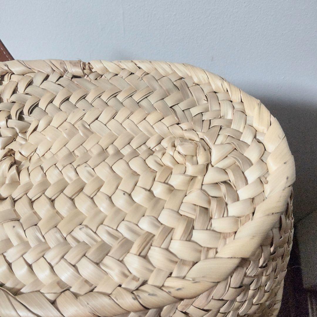 【美品】ロエベ　LOEWE　かごバッグ　スモール　ブラウン