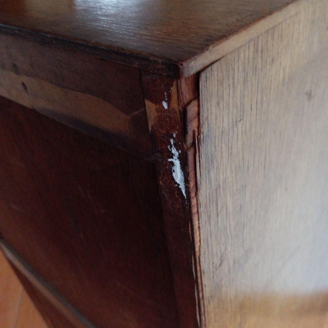 昭和レトロ ペイント 5段チェスト／古道具 箪笥　引き出し