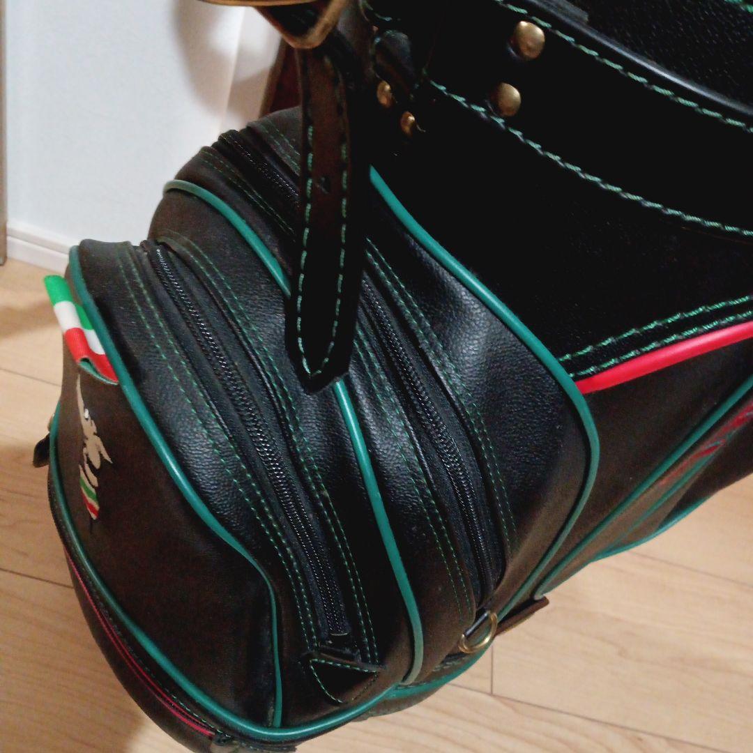お値下レア【美品】オールドヴィンテージ　トラサルディゴルフバッグ黒
