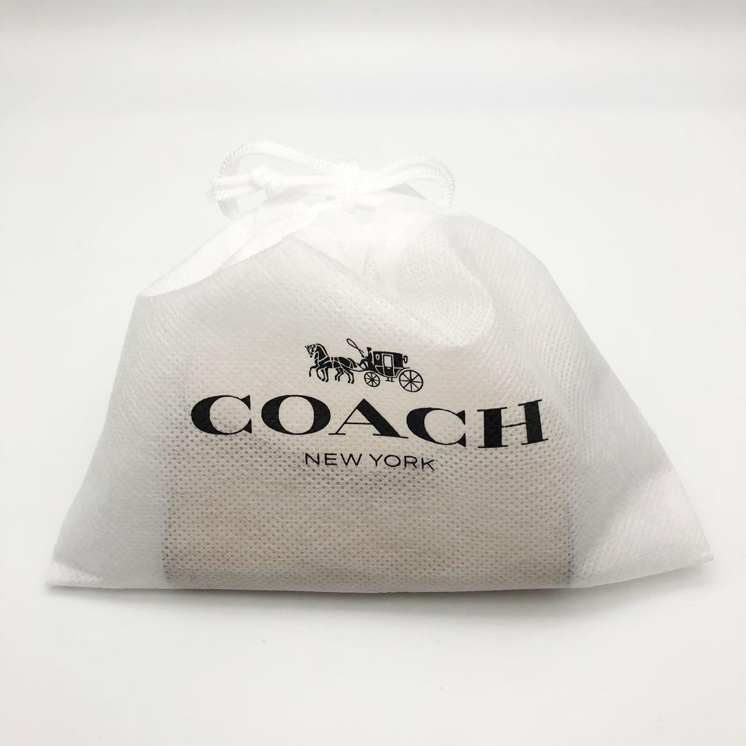 COACH 大人気！！ フラップ カードケース シグネチャー チョーク 新品