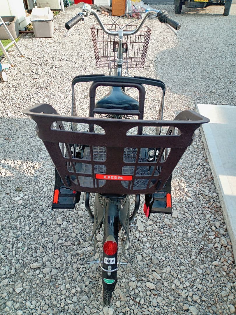 自転車　ママチャリ　チャイルドシート　群馬埼玉栃木
