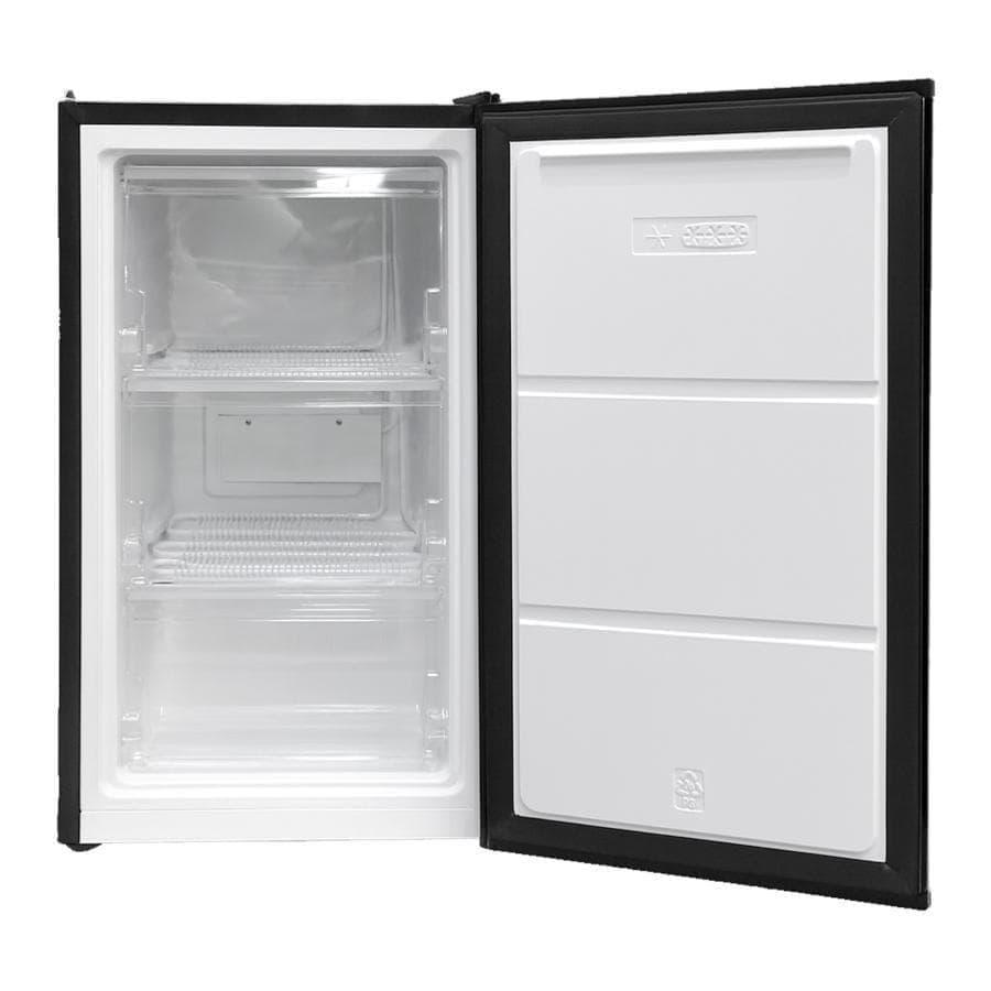 3070 冷凍庫 小型 スリム 60L 省エネ 前開き 高さ80×幅40cm 黒