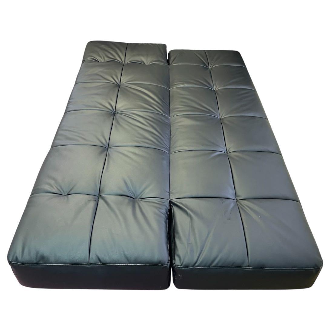 【引取専用】ニトリ ソファベッド Nシールド BK