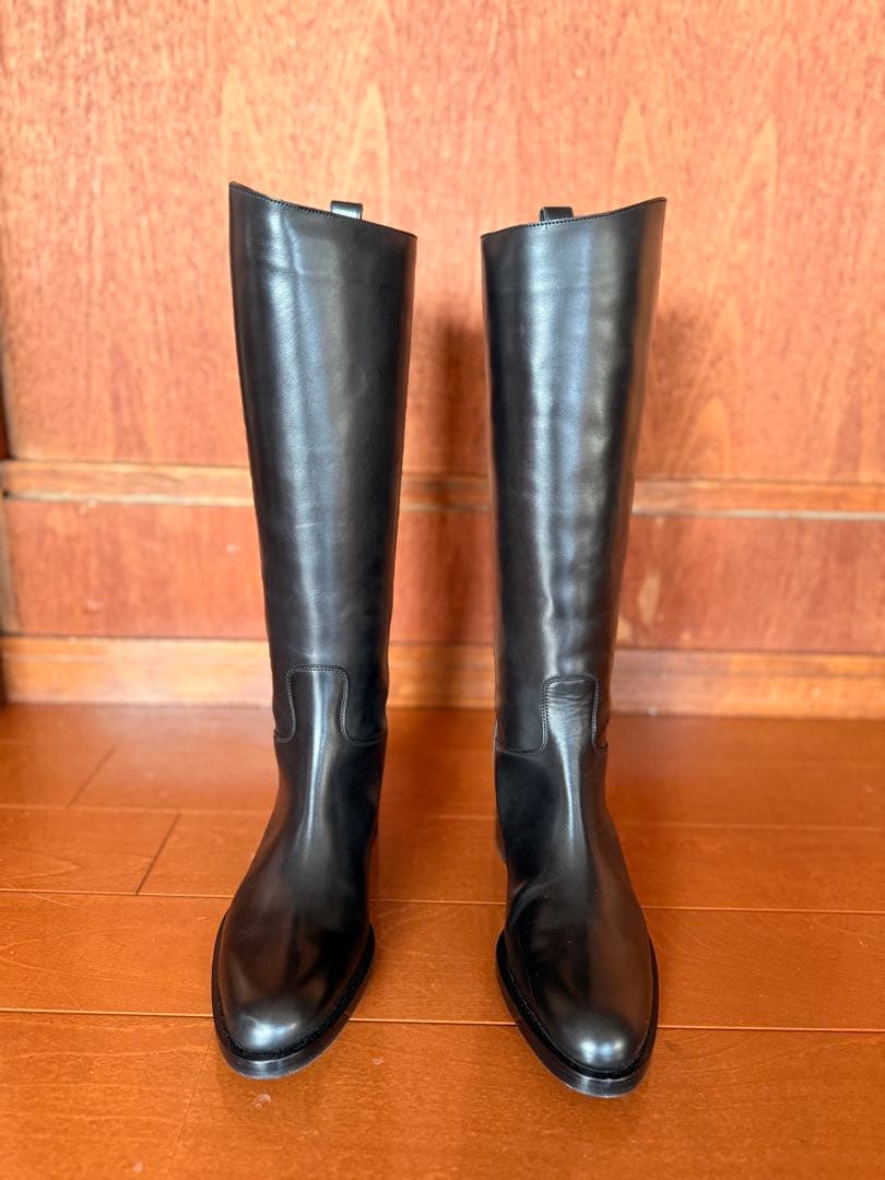 SARTORE SR3601 ロングブーツ 37 PARMA NERO