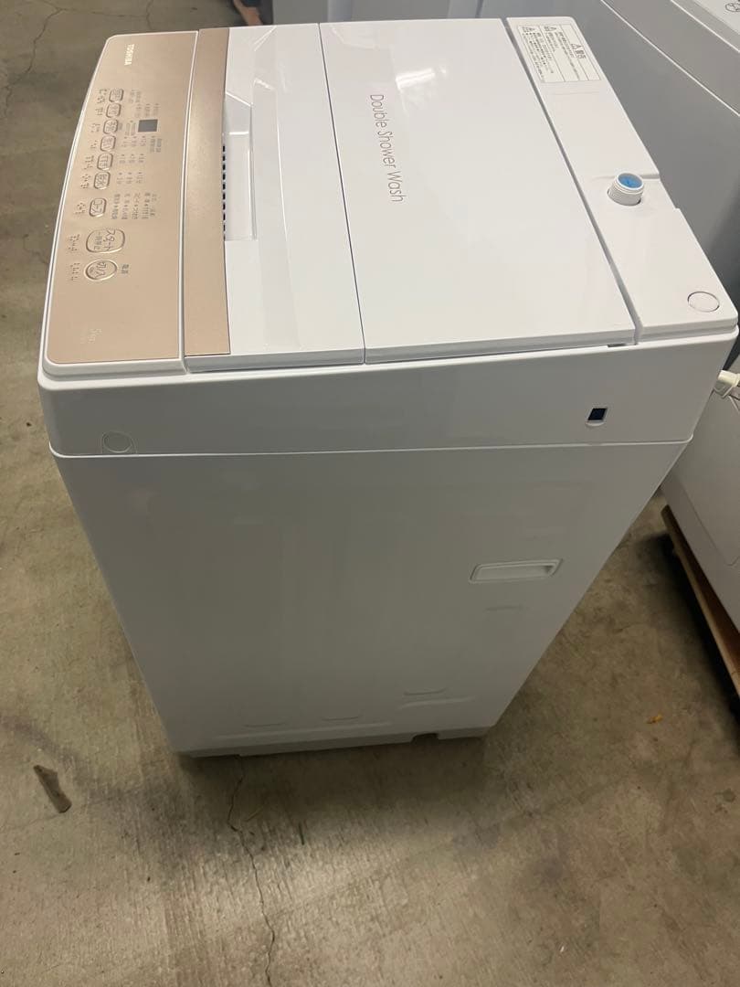 【極美品】2024年製 TOSHIBA 全自動洗濯機 5kg AW-5GA4　T