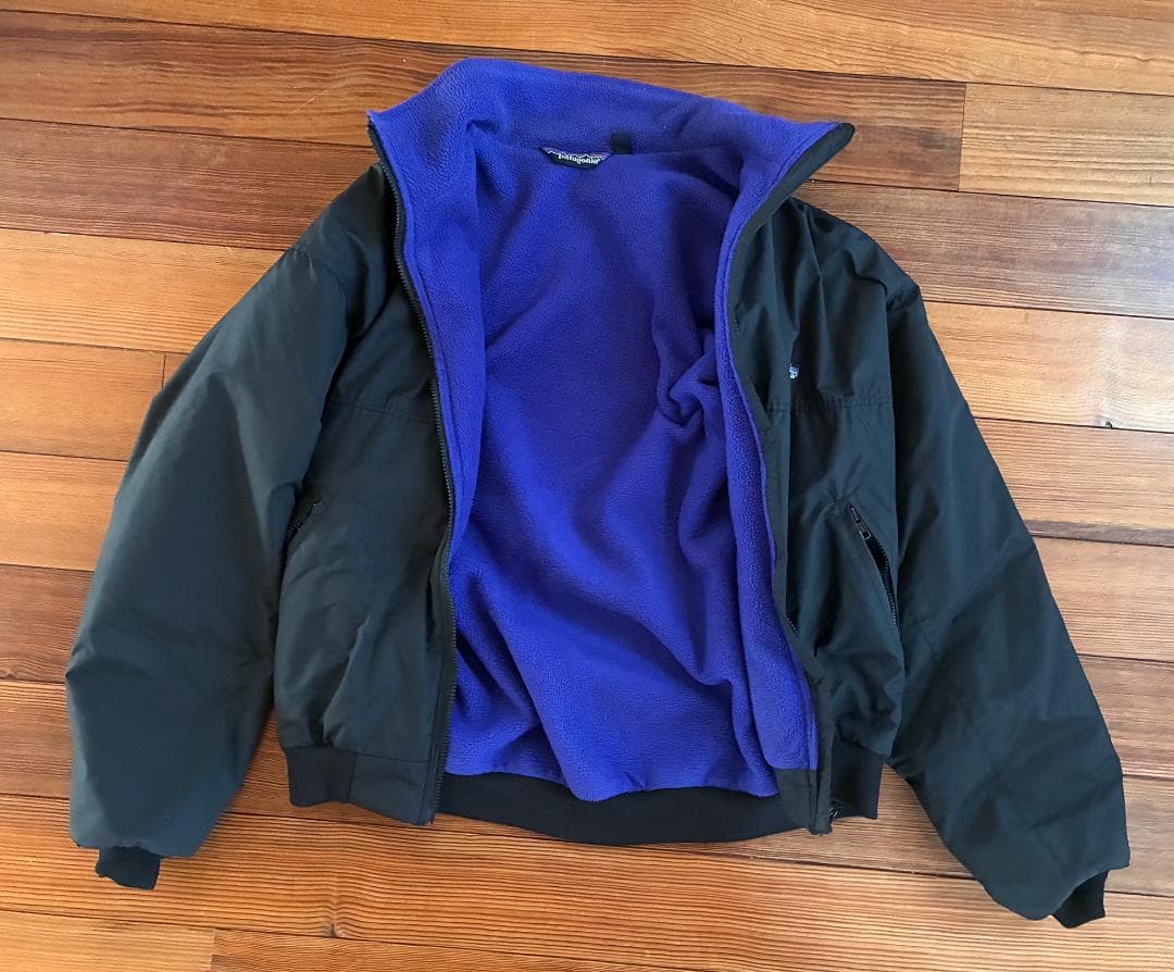 80s USA製 Patagonia シェルドシンチラ ブラック L